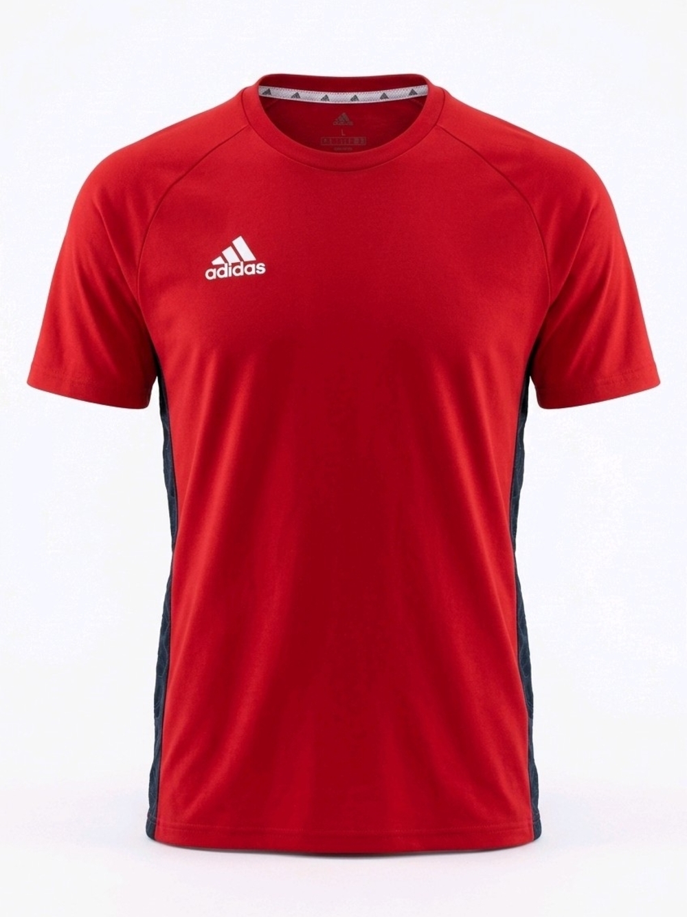 Adidas Red Sports T-Shirt with Logo